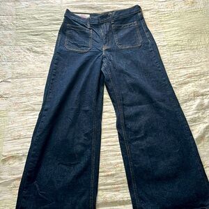 Gap High Rise Stride Wide Leg Jeans